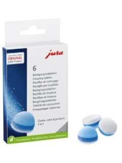 2 fázové čistící tablety JURA - 6 x údržba kávovaru 2 fázové čistící tablety JURA - 6 x údržba kávovaru